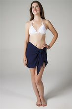 Load image into Gallery viewer, Georgette Navy Sarong