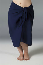 Load image into Gallery viewer, Plus Size Long Sarong - Navy