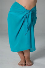 Load image into Gallery viewer, Plus Size Long Sarong - Turquoise