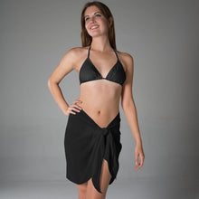 Load image into Gallery viewer, Georgette Black Sarong